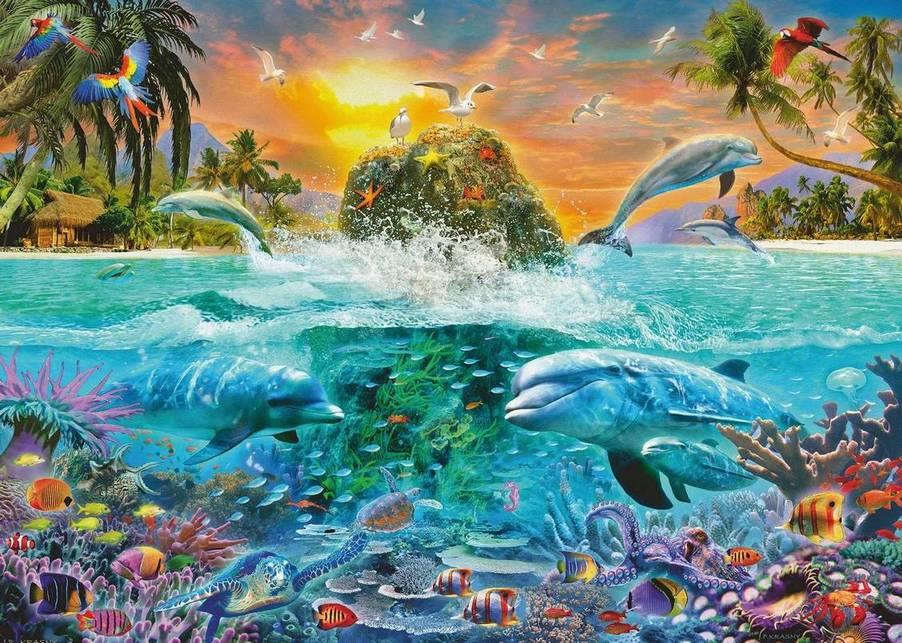 NEW Ravensburger ** UNDERWATER MAGIC ** 2000 piece Jigsaw deals Puzzle