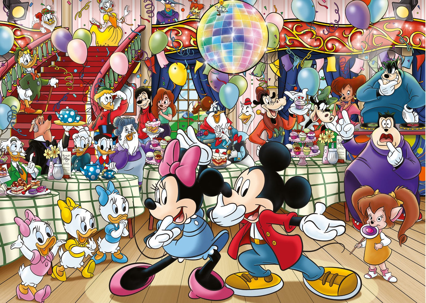 Wasgij - Original Disney Mickey's Party! - 1000 Piece Jigsaw Puzzle