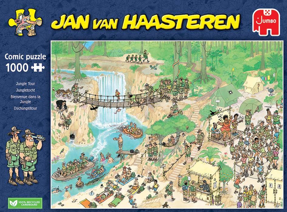 Jan Van Haasteren - Jungle Tour - 1000 Piece Jigsaw Puzzle