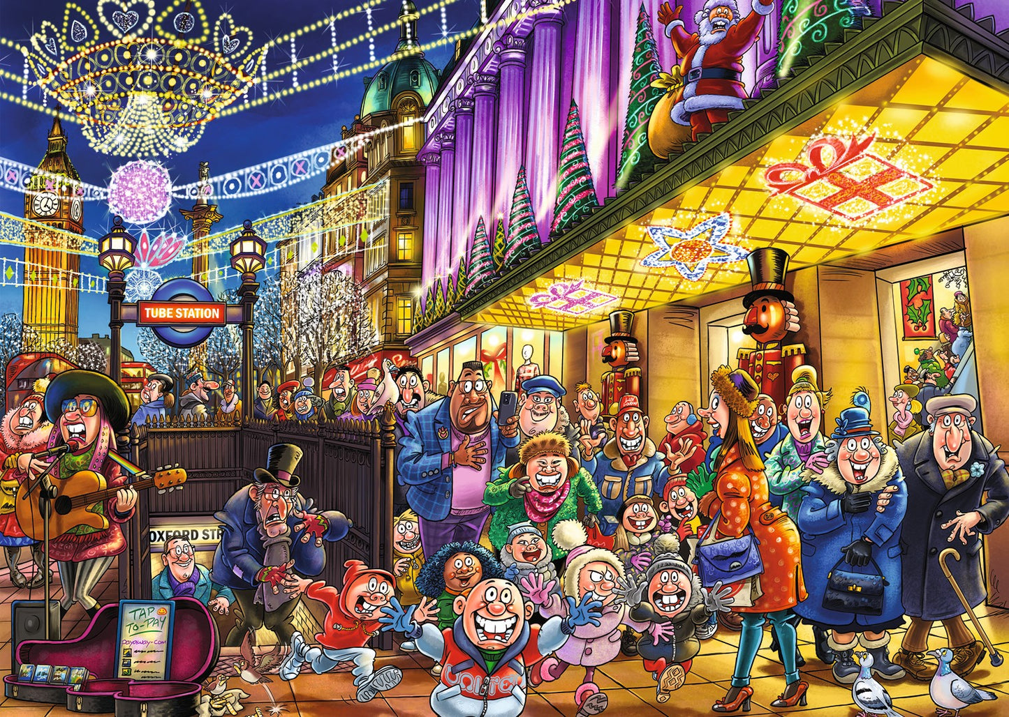 Wasgij - Christmas 20 Spirits of Christmas! - 1000 Piece Jigsaw Puzzle