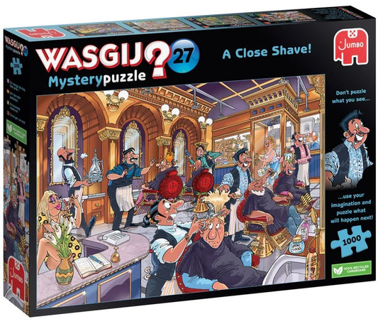 Wasgij - Mystery 27 A Close Shave! - 1000 Piece Jigsaw Puzzle