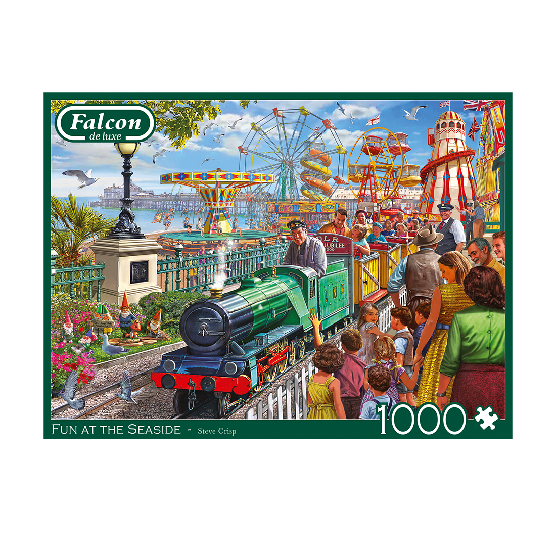 Falcon de Luxe - Fun at the Seaside - 1000 Piece Jigsaw Puzzle