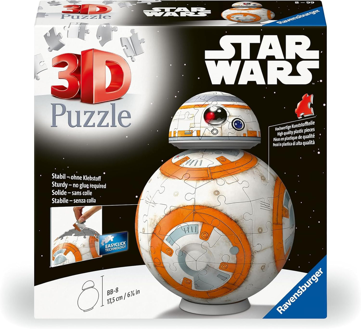 Ravensburger - Star Wars BB8 - 99 3D Piece Jigsaw Puzzle