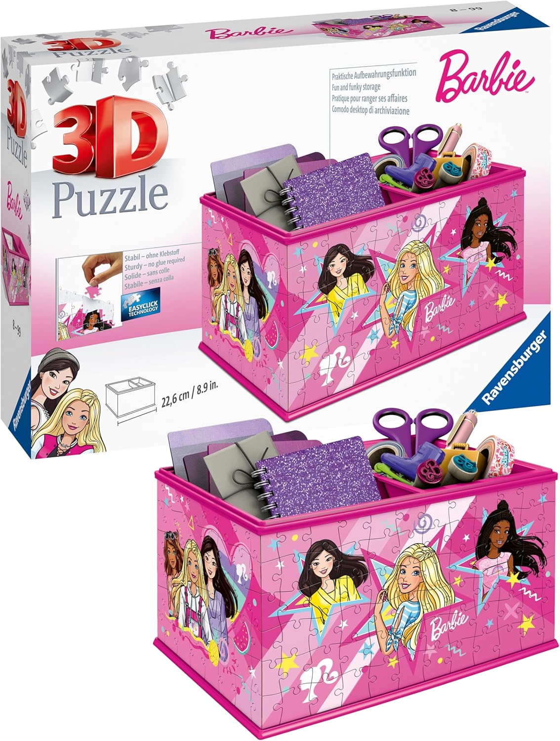 Ravensburger - Barbie Storage Box - 216 3D Piece Jigsaw Puzzle