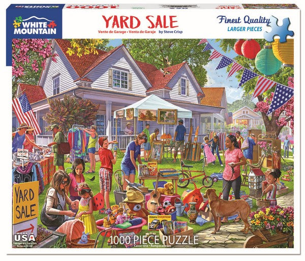 White Mountain - Yard Sale - 1000 Piece Jigsaw Puzzle