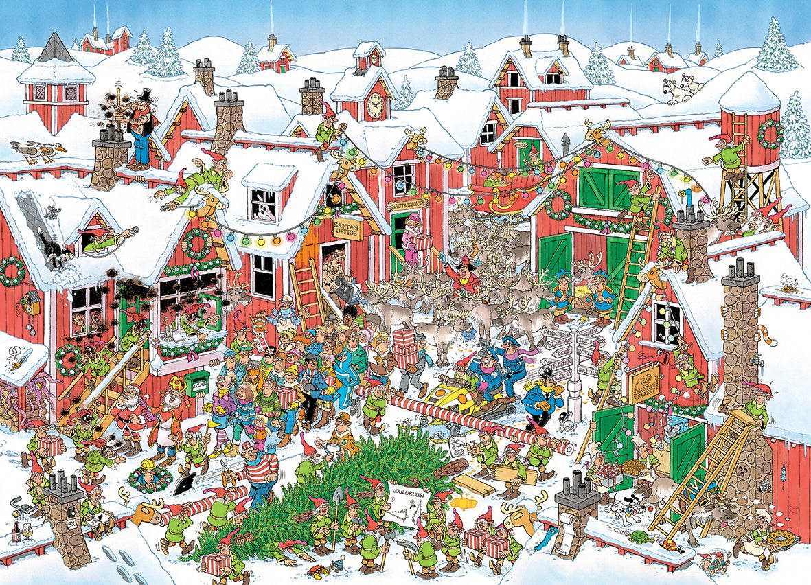 Jan van Haasteren - Santa's Village - 1000 Piece Jigsaw Puzzle