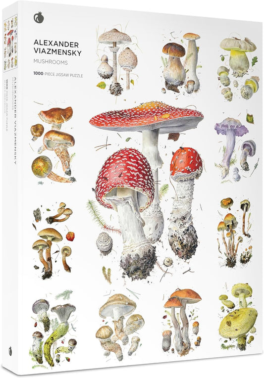 Pomegranate - Alexander Viazmensky - Mushrooms - 1000 Piece Jigsaw Puzzle