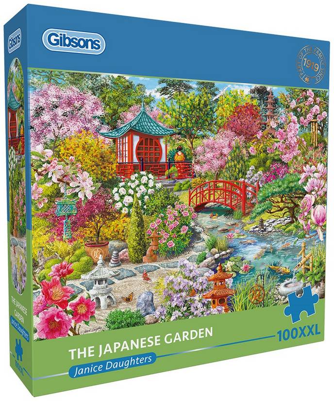 Gibsons - The Japanese Garden - 100XXL Piece Jigsaw Puzzle