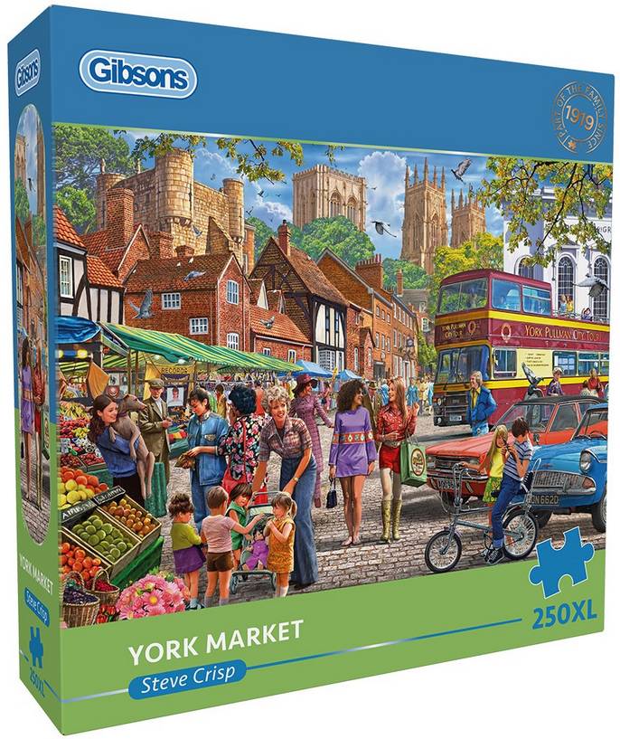 Gibsons - York Market - 250XL Piece Jigsaw Puzzle