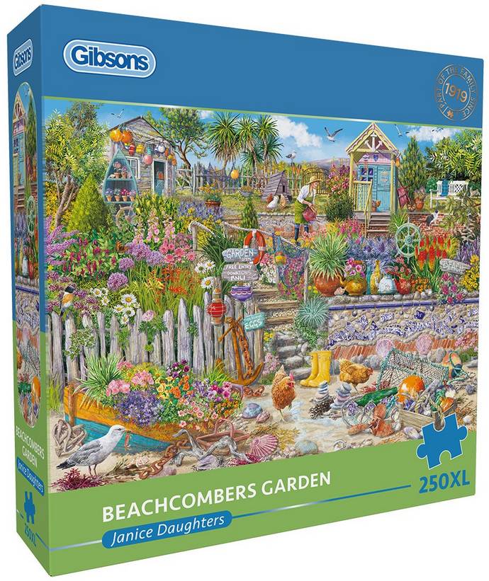 Gibsons - Beachcombers Garden - 250XL Piece Jigsaw Puzzle