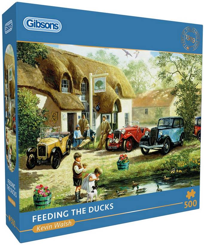 Gibsons - Feeding the Ducks - 500 Piece Jigsaw Puzzle