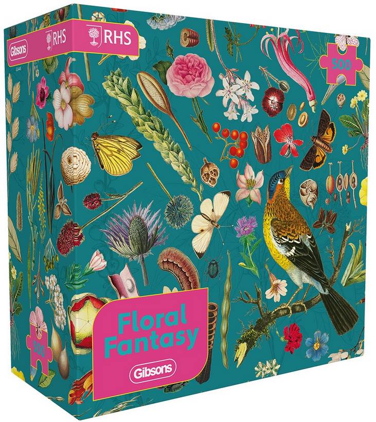 Gibsons - RHS - Floral Fantasy - 500 Piece Jigsaw Puzzle