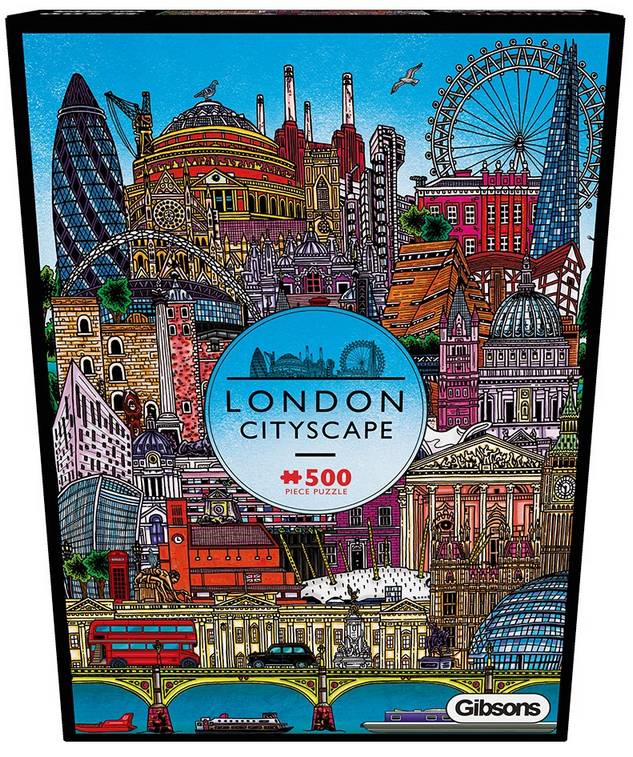 Gibsons - London Cityscape - 500 Piece Jigsaw Puzzle