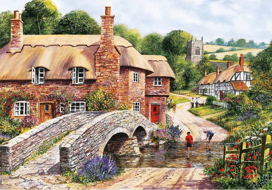 Gibsons - Terrys Waterways - 4 x 500 Piece Jigsaw Puzzle