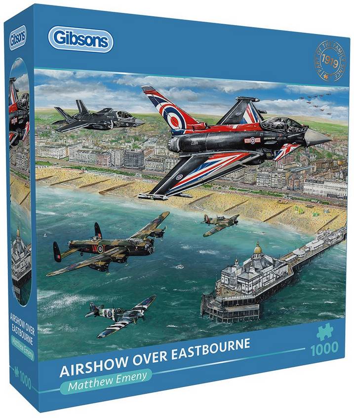 Gibsons - Airshow Over Eastbourne - 1000 Piece Jigsaw Puzzle