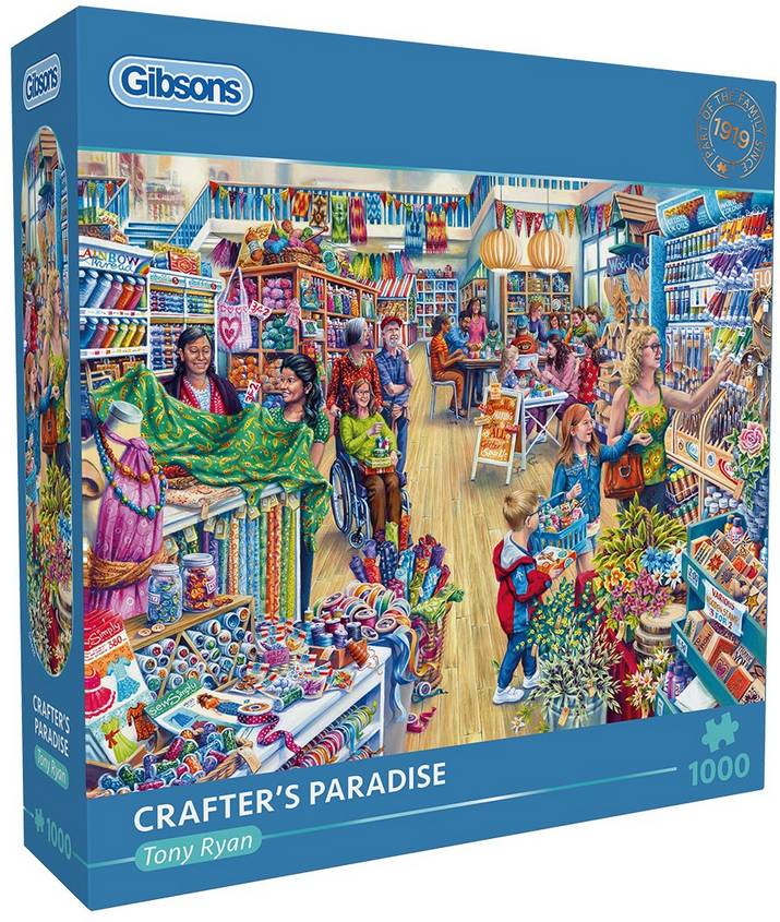 Gibsons - Crafters Paradise - 1000 Piece Jigsaw Puzzle