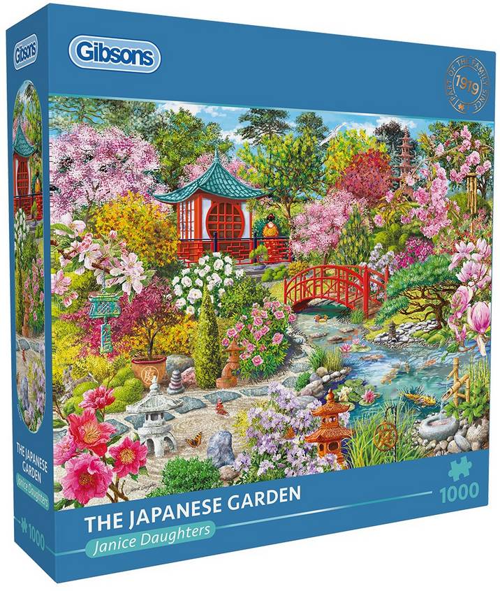 Gibsons - The Japanese Garden - 1000 Piece Jigsaw Puzzle