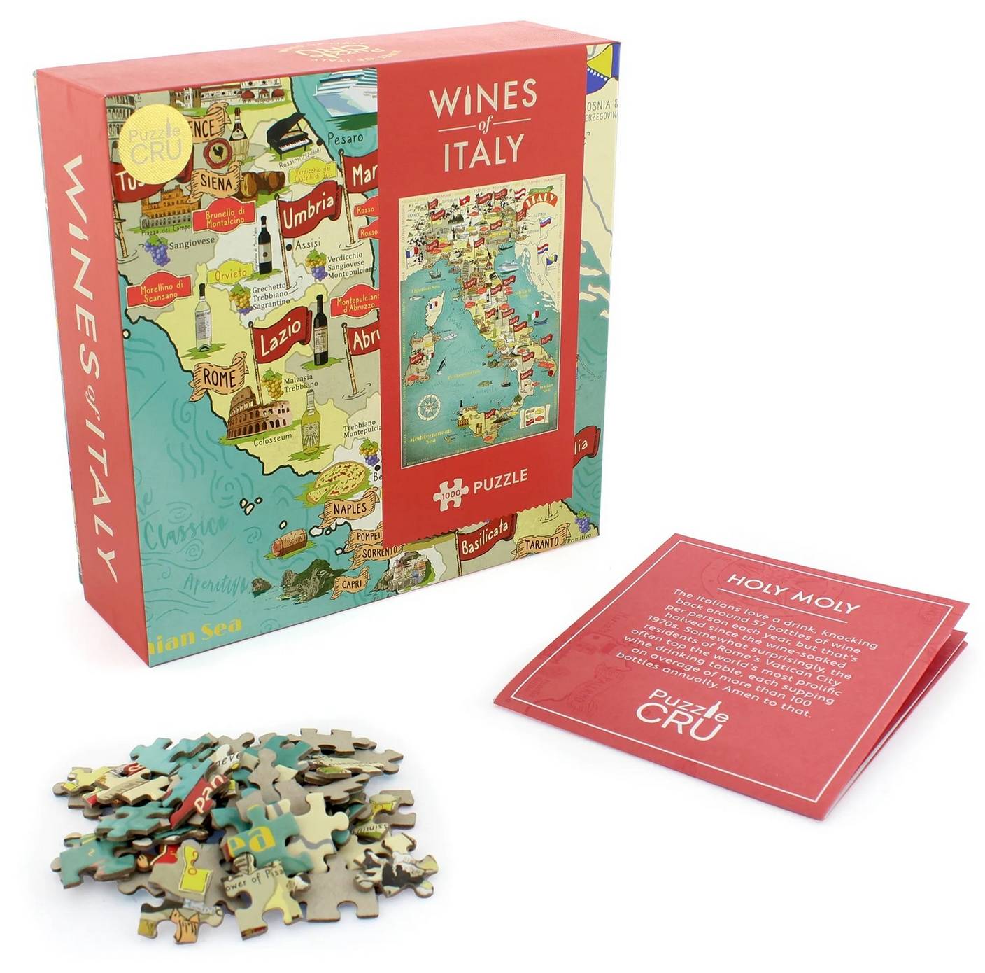 Puzzle Cru - Wines Of Italy - 1000 Piece Jigsaw Puzzle