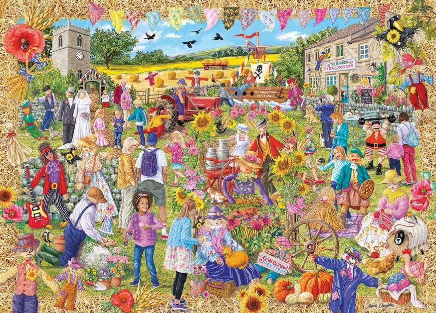 Gibsons - Scarecrow Festival - 1000 Piece Jigsaw Puzzle