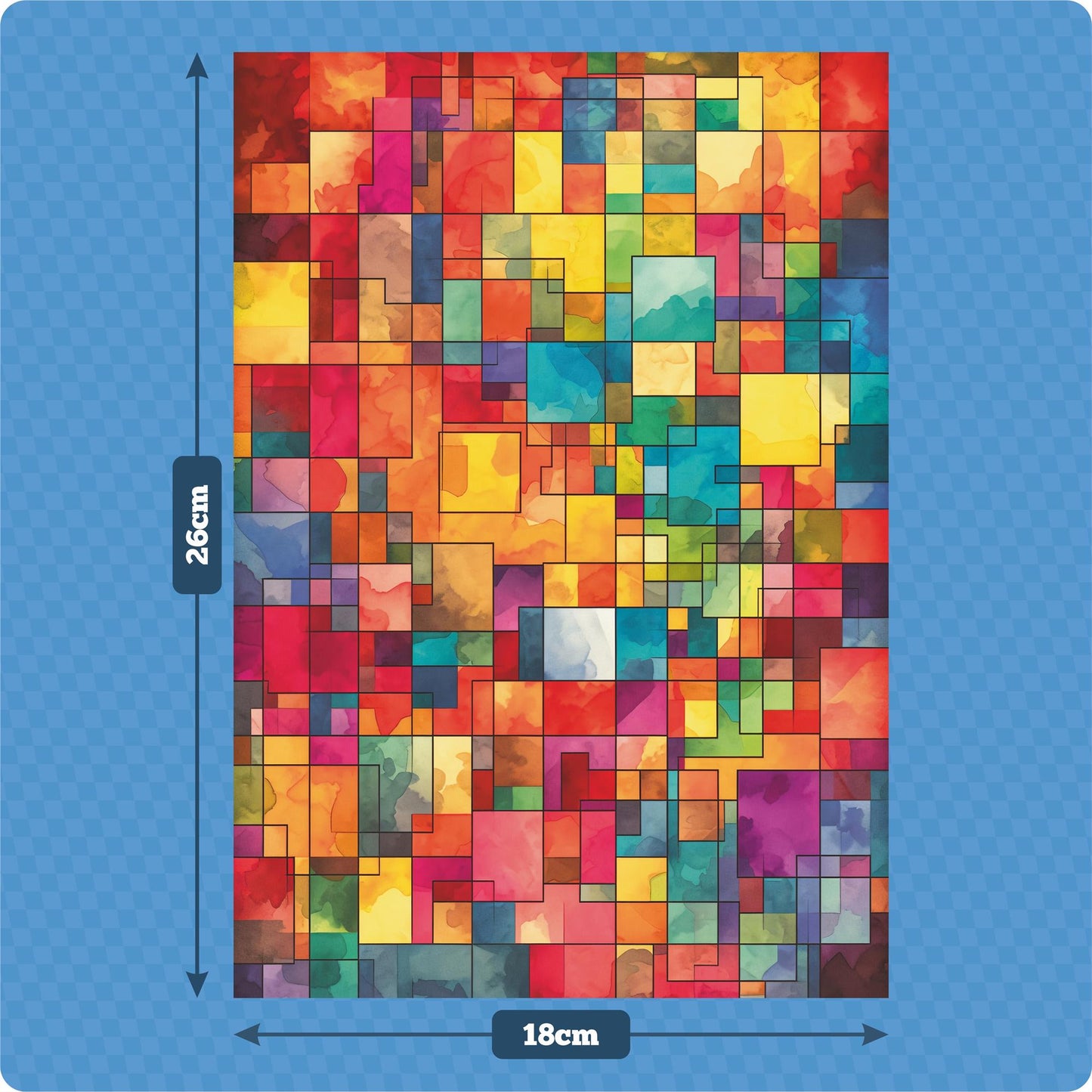 Gorgeous Games - Vivid Squares - 117 Piece Wooden Jigsaw Puzzle