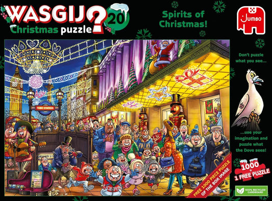 Wasgij - Christmas 20 Spirits of Christmas! - 1000 Piece Jigsaw Puzzle