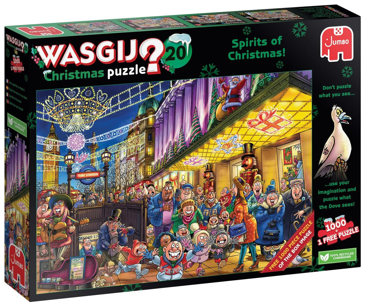 Wasgij - Christmas 20 Spirits of Christmas! - 1000 Piece Jigsaw Puzzle