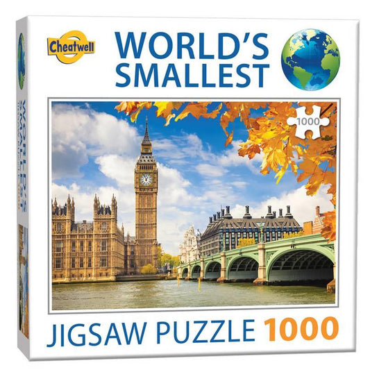 Cheatwell Games - World's Smallest Big Ben - 1000 Piece Jigsaw Puzzle