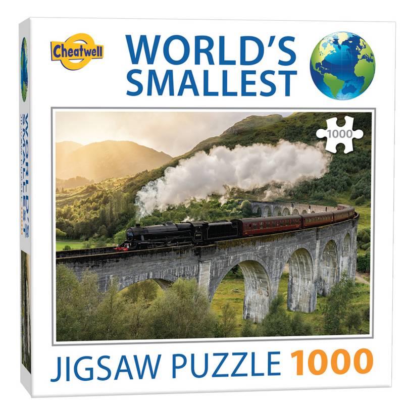 Cheatwell Games - World's Smallest Glenfinnan - 1000 Piece Jigsaw Puzzle