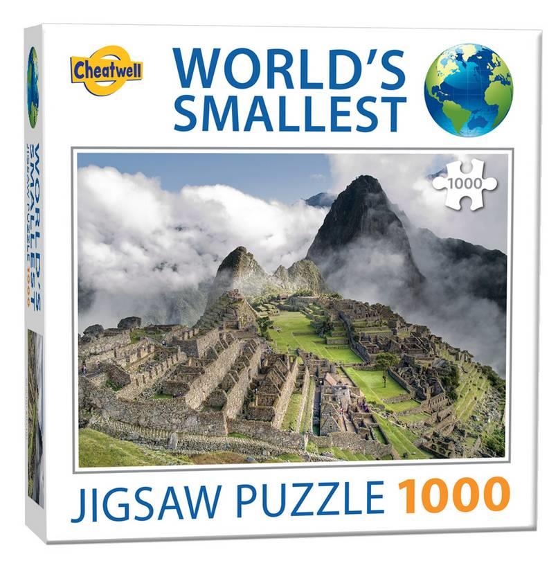 Cheatwell Games - World's Smallest Machu Picchu - 1000 Piece Jigsaw Puzzle