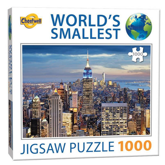 Cheatwell Games - World's Smallest New York - 1000 Piece Jigsaw Puzzle