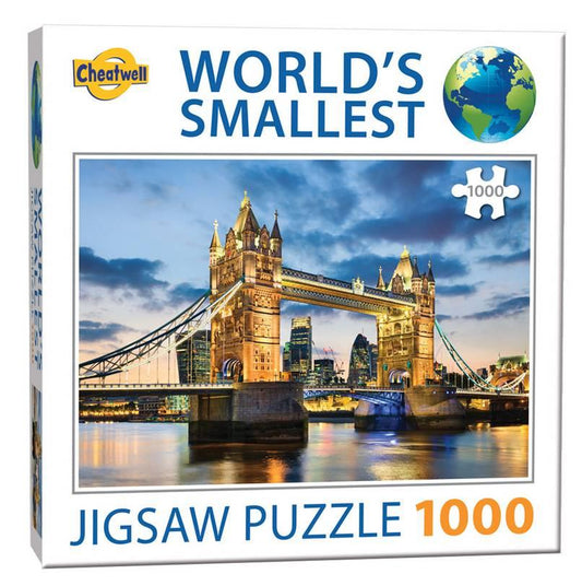 Cheatwell Games - World's Smallest Tower Bridge - 1000 Piece Jigsaw Puzzle