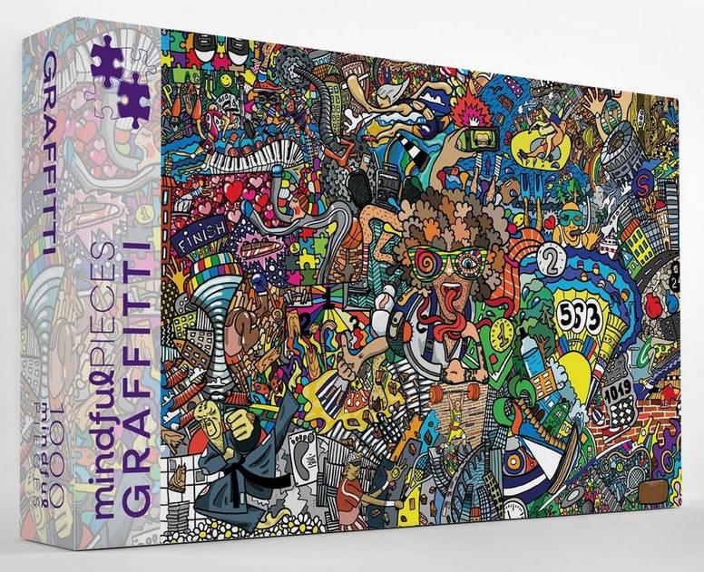 Mindful Pieces - Graffitti - 1000 Piece Jigsaw Puzzle