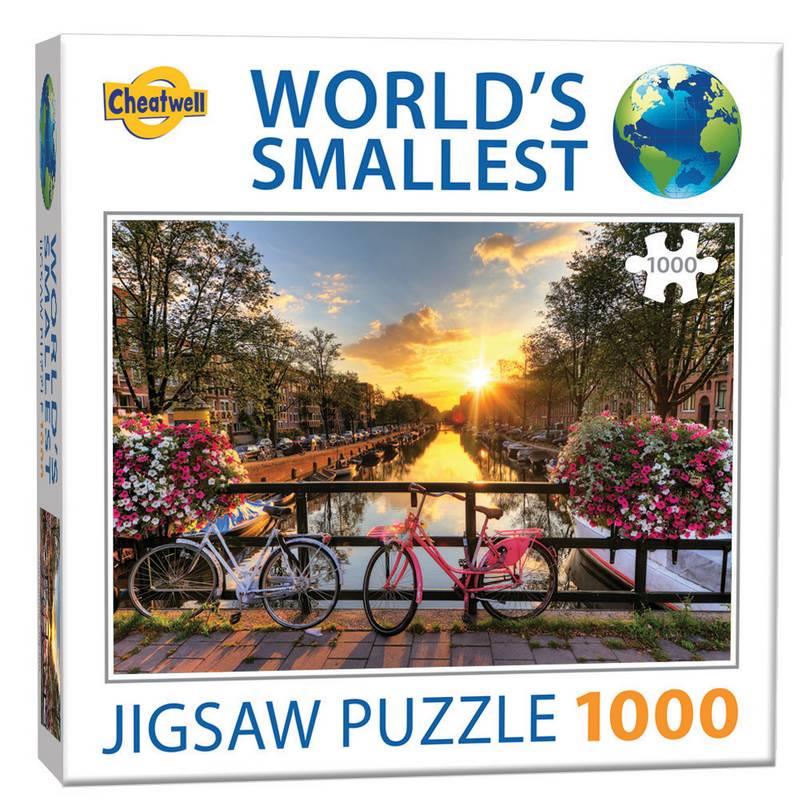 Cheatwell Games - World's Smallest Amsterdam - 1000 Piece Jigsaw Puzzle