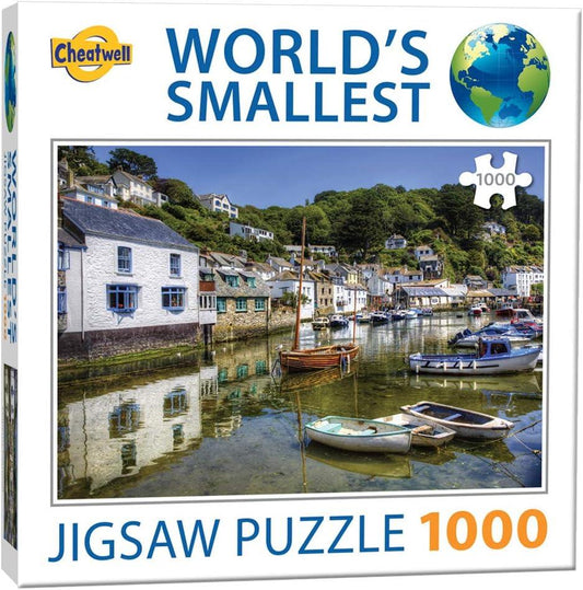 Cheatwell Games - World's Smallest Polperro - 1000 Piece Jigsaw Puzzle