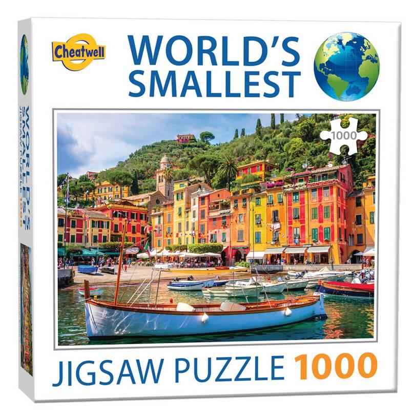 Cheatwell Games - World's Smallest Portofino - 1000 Piece Jigsaw Puzzle
