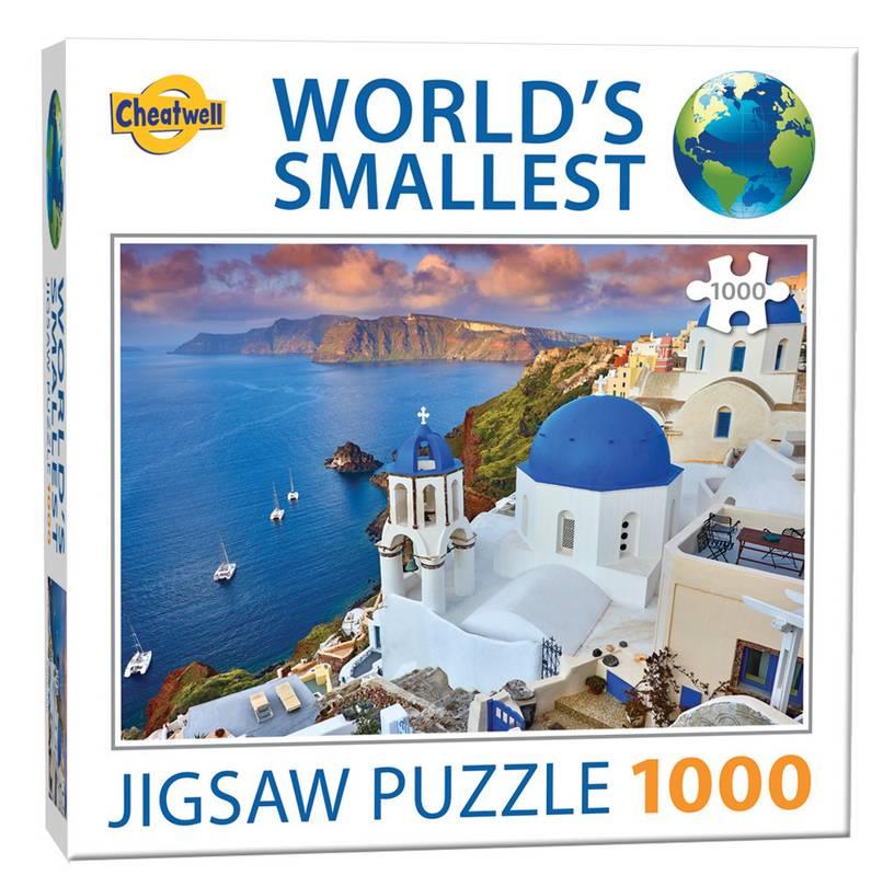 Cheatwell Games - World's Smallest Santorini - 1000 Piece Jigsaw Puzzle