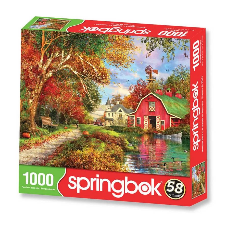 Springbok - Autumn Barn - 1000 Piece Jigsaw Puzzle
