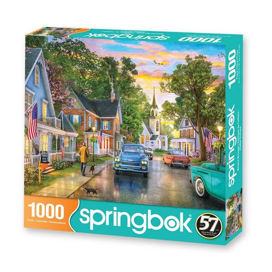 Springbok - Blissful Borough - 1000 Piece Jigsaw Puzzle
