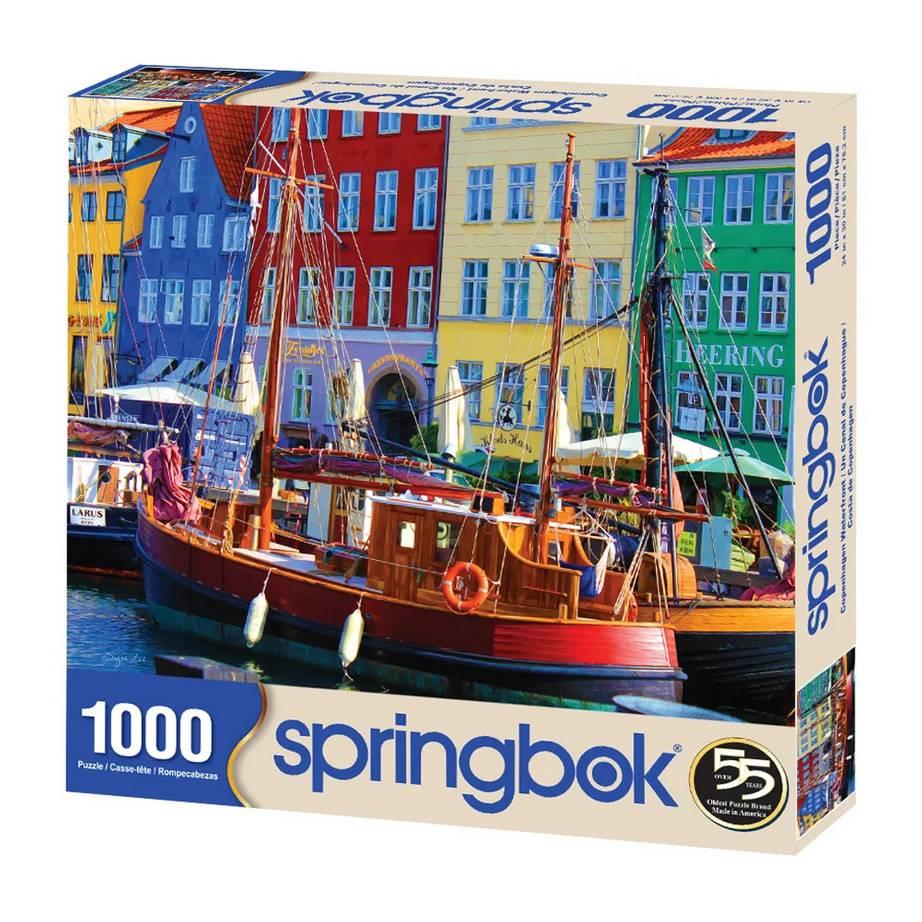 Springbok - Copenhagen Waterfront - 1000 Piece Jigsaw Puzzle