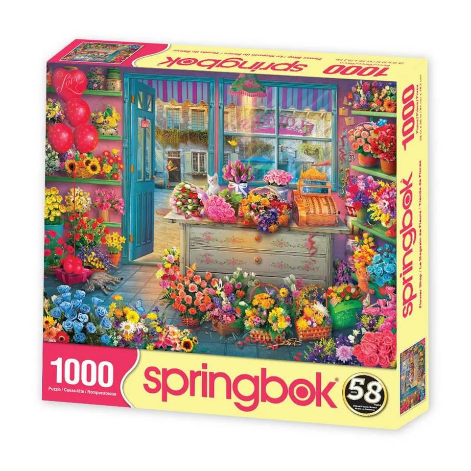 Springbok - Flower Shop - 1000 Piece Jigsaw Puzzle