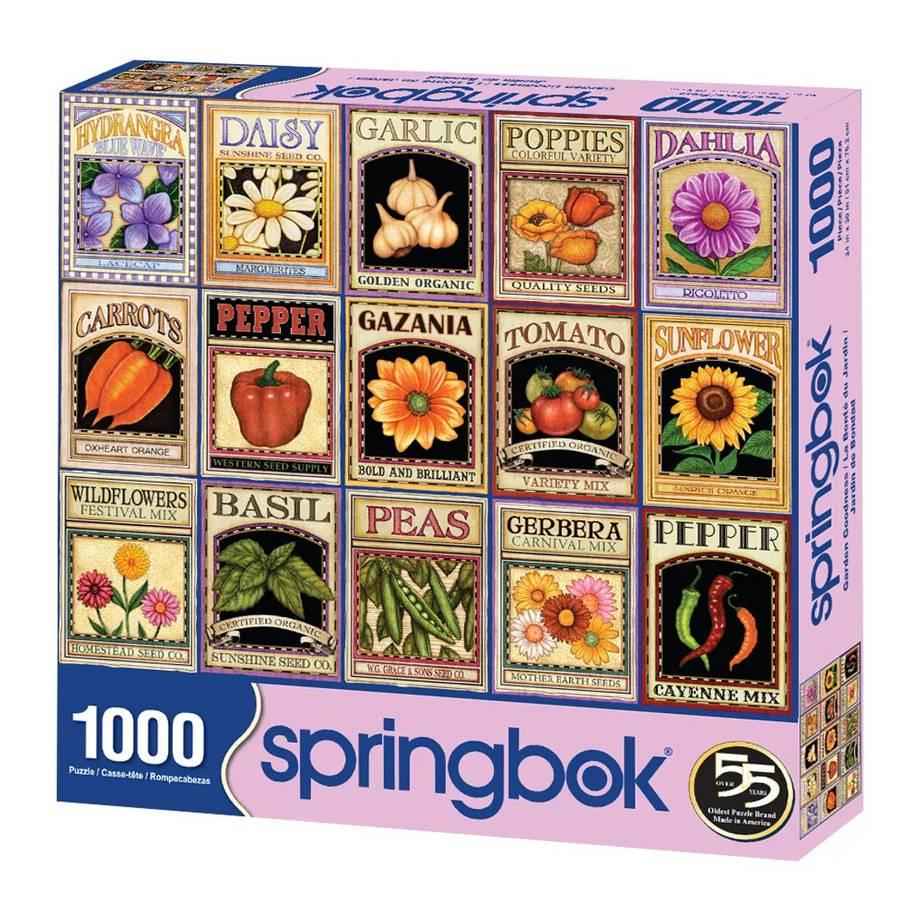 Springbok - Garden Goodness - 1000 Piece Jigsaw Puzzle