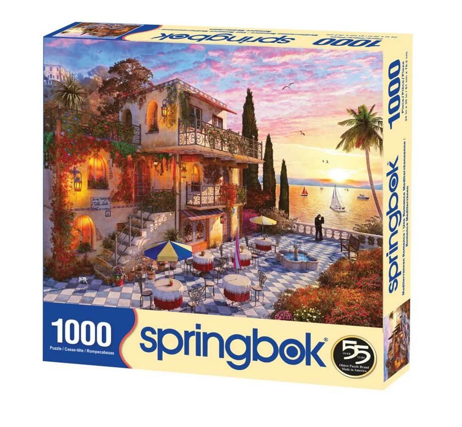 Springbok - Mediterranean Romance - 1000 Piece Jigsaw Puzzle