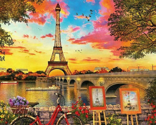 Springbok - Paris Sunset - 1000 Piece Jigsaw Puzzle