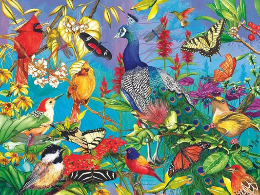 Springbok - Peacock Garden - 1000 Piece Jigsaw Puzzle