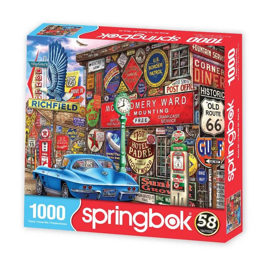 Springbok - Route 66 - 1000 Piece Jigsaw Puzzle