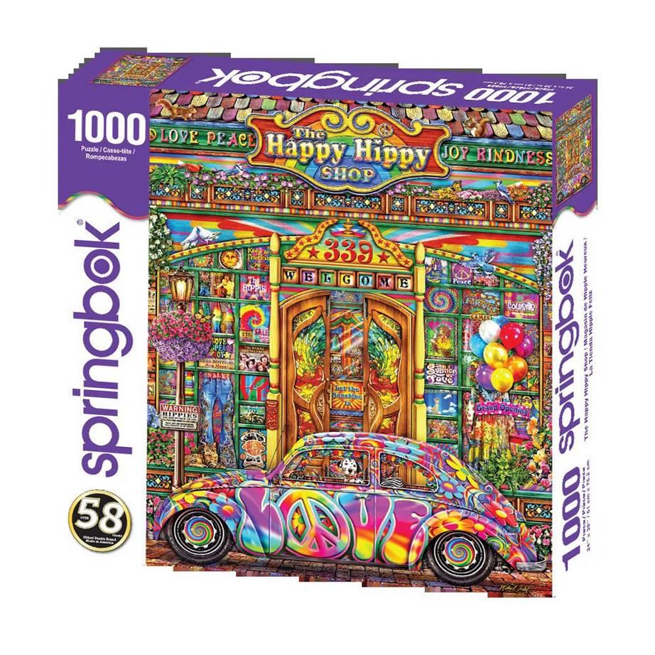 Springbok - The Happy Hippy Shop - 1000 Piece Jigsaw Puzzle