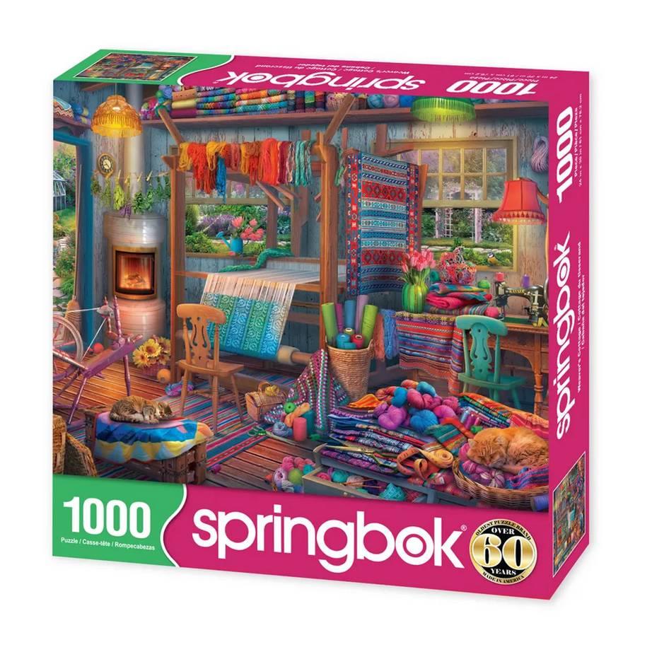 Springbok - Weevers Cottage - 1000 Piece Jigsaw Puzzle