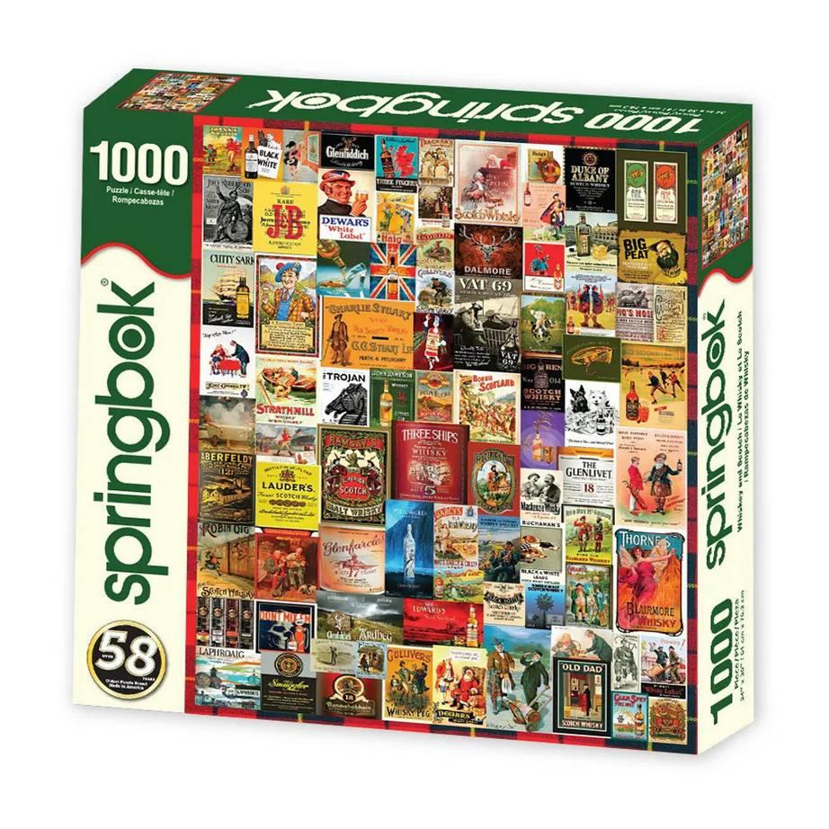 Springbok - Whiskey and Scotch - 1000 Piece Jigsaw Puzzle
