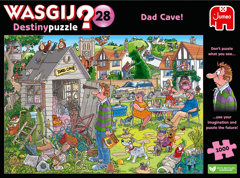 Wasgij - Destiny 28 Dad Cave! - 1000 Piece Jigsaw Puzzle