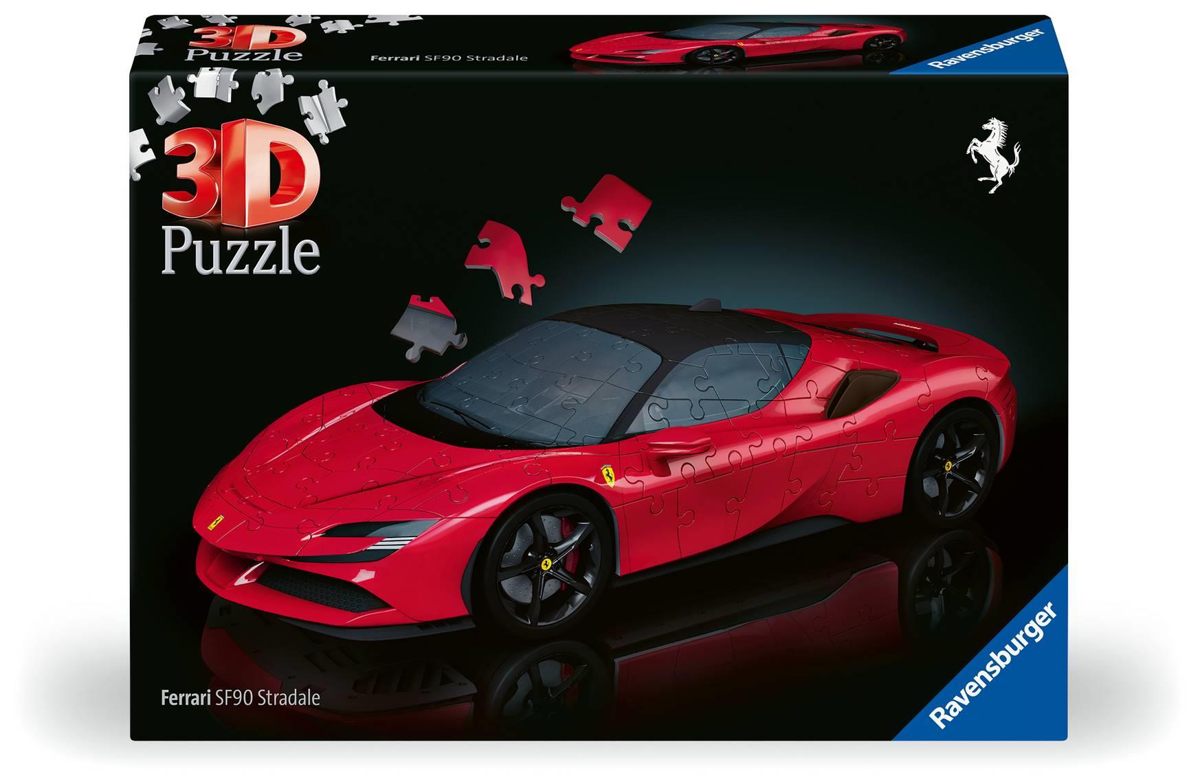 Ravensburger - Ferrari Stradale - 108 3D Piece Jigsaw Puzzle – Jigsaw ...